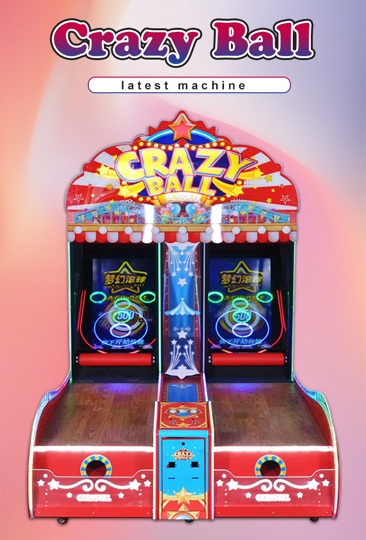 Crazy Rolling Ball Game Machine-