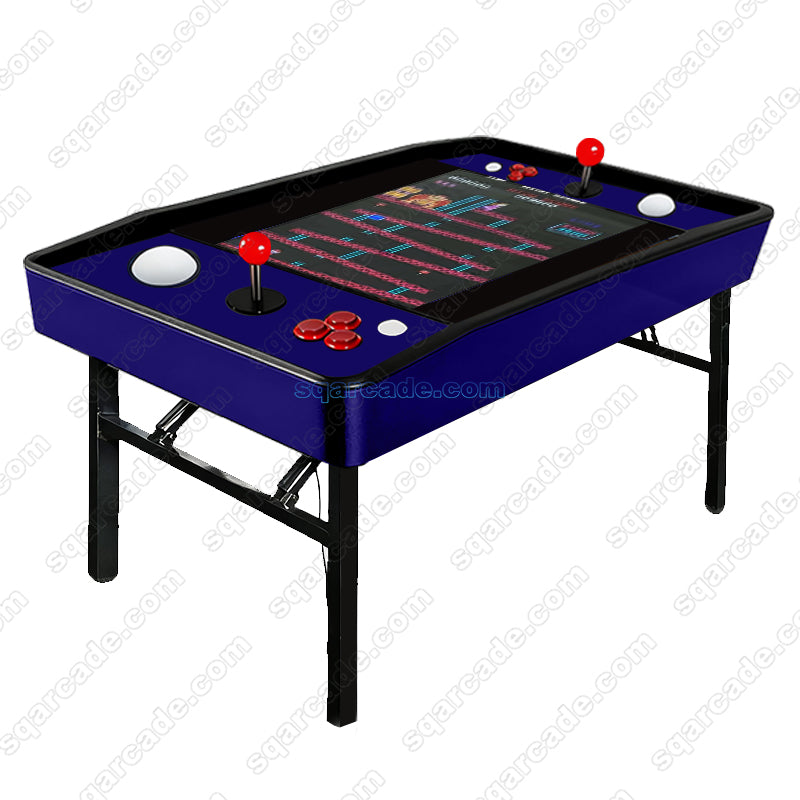 60-in-1 Foldable Cocktail Table Arcade Machine-Purple theme