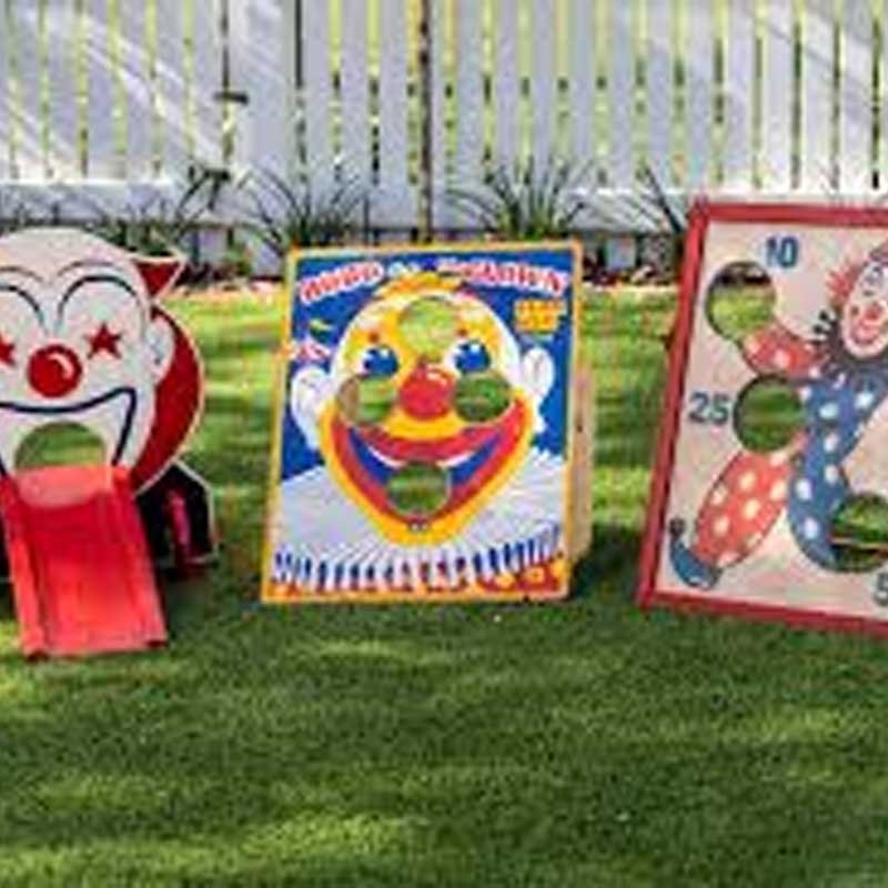 Clown Golf Obstacle Carnival Game——SQ Arcade