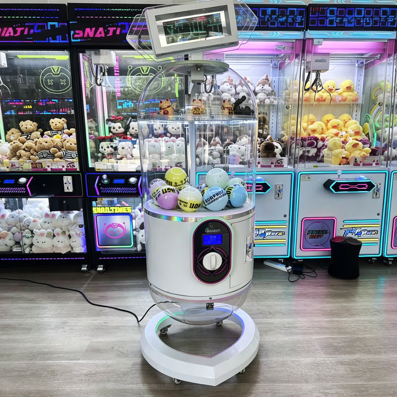 Capsule Toy Vending Machine with LED Dot Matrix Screen - SQ Arcade