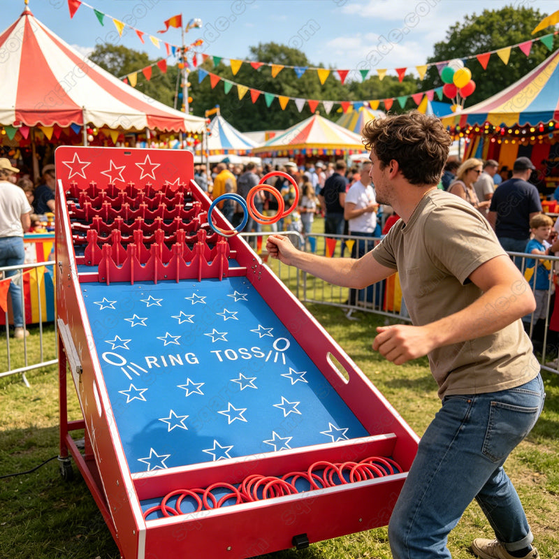 Tabletop Ring Toss Carnival Game - SQ Arcade