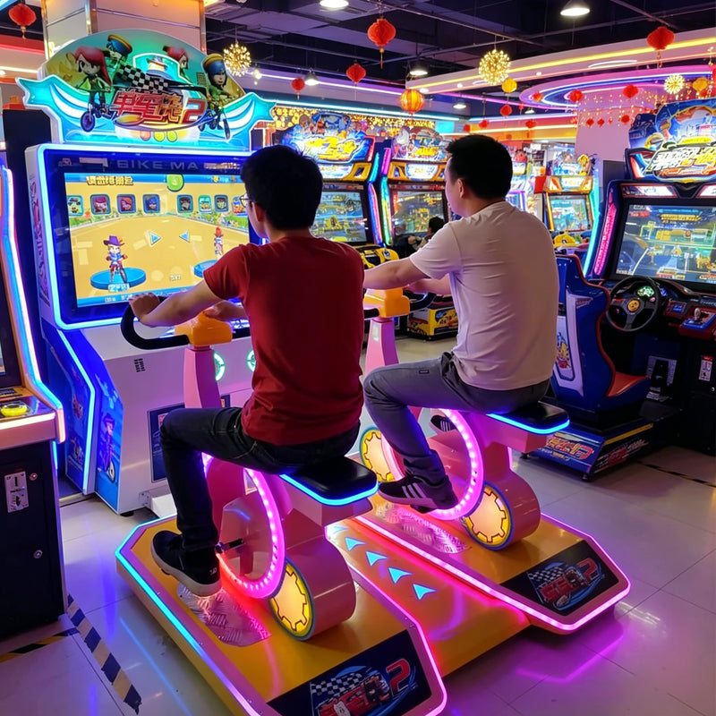Two-Player Bicycle Hero Game Machine - SQ Arcade