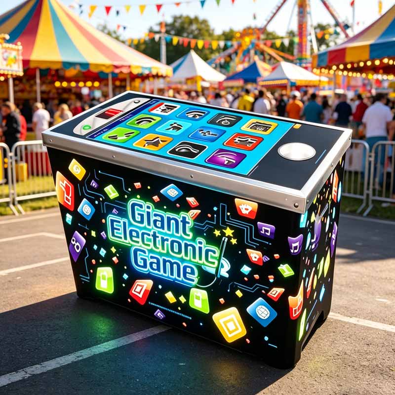 Giant Interactive Electronic Game Machine