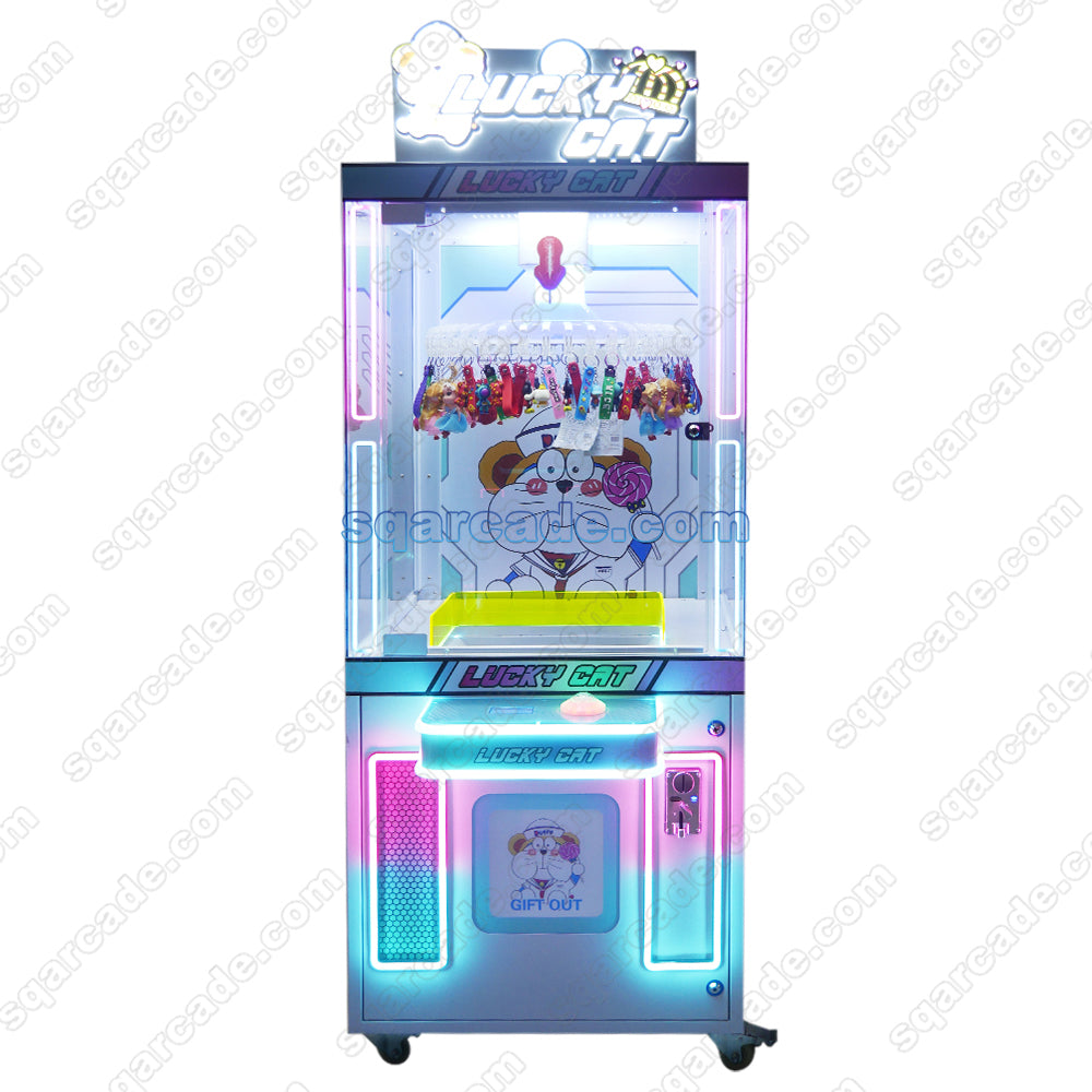 Lucky Cat 40 Clip Prize Gift Clamp Machine