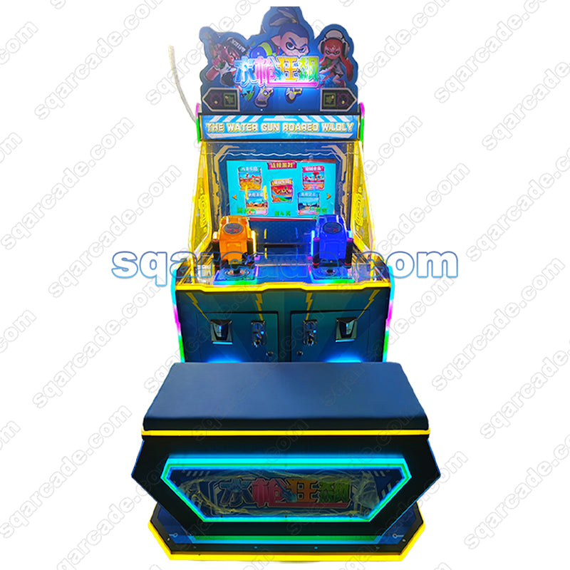 Double Player Water Gun Showdown Shooting Game Machine