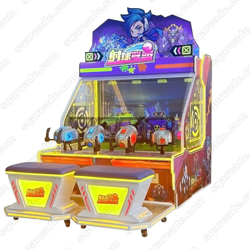 Shooting League 4-Player Interactive Shooting Game Machine