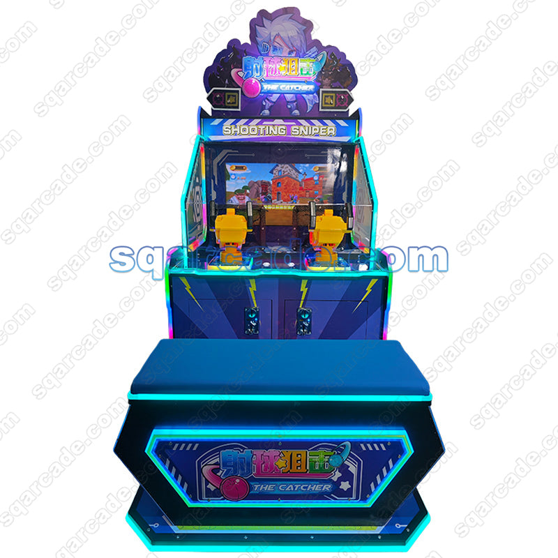 Dual-Player Sniper Ball Shooter Water Shooting Arcade Machine