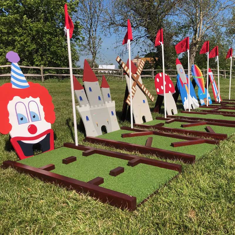 Clown Golf Obstacle Carnival Game——SQ Arcade