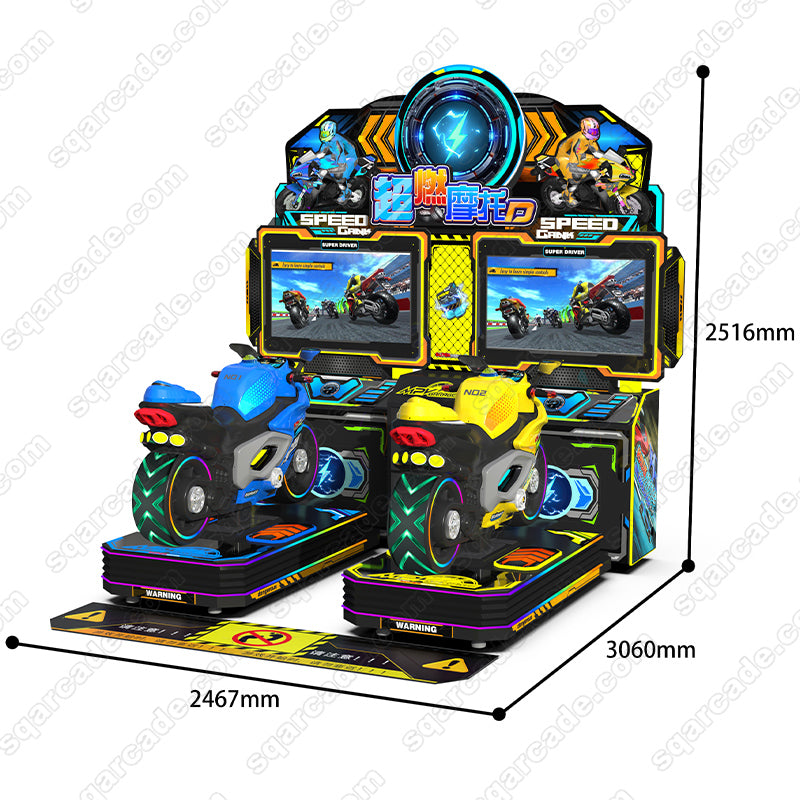 Interactive Racing Simulator Super Motorcycle Arcade Ride
