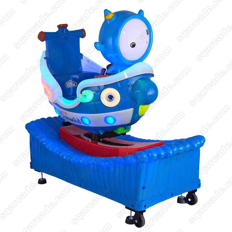 kiddie Ride 360° Spin Gliding Pirate Ship