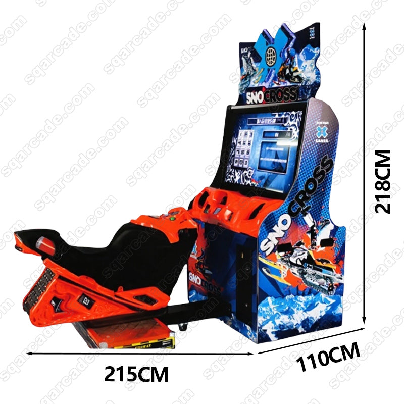 42-Inch Snowmobile Racing Game Experience the Thrill of Winter Adventure