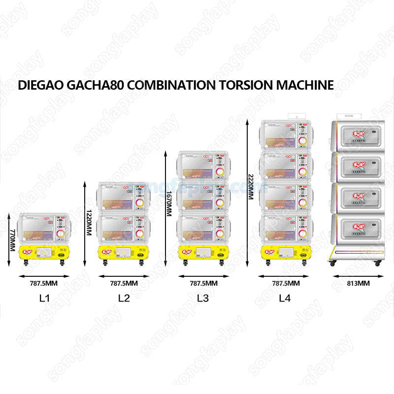 GACHA80 Stacking MINI Gachapon Game Machine