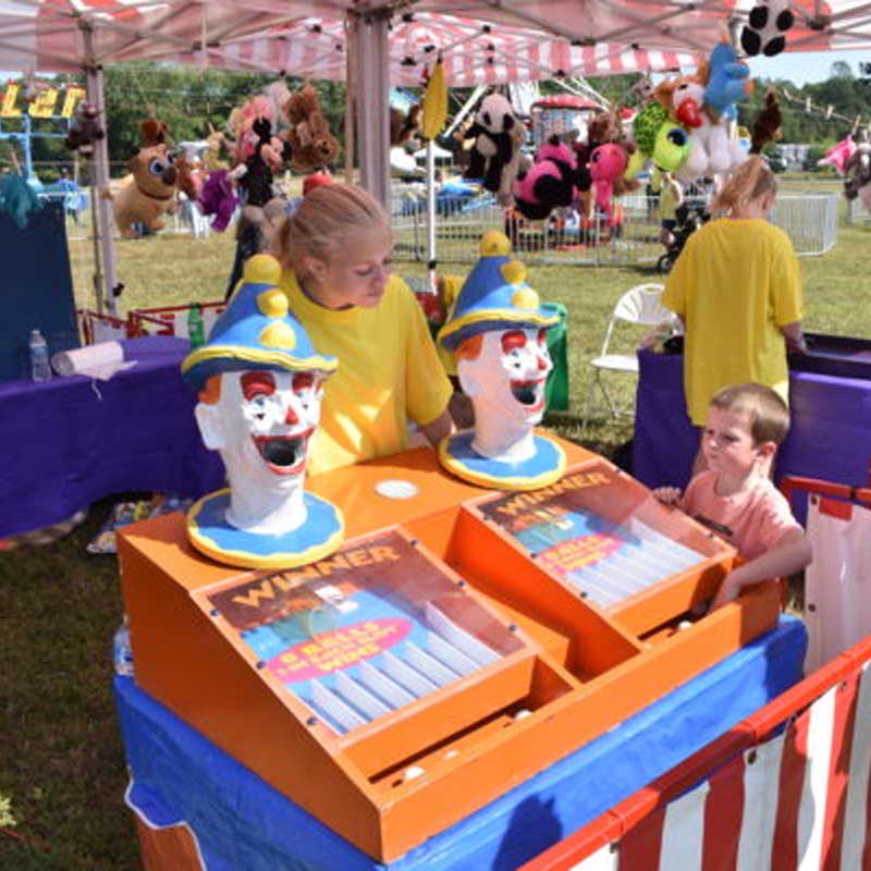 Clown Roll Log Tabletop Carnival Game — SQ Arcade