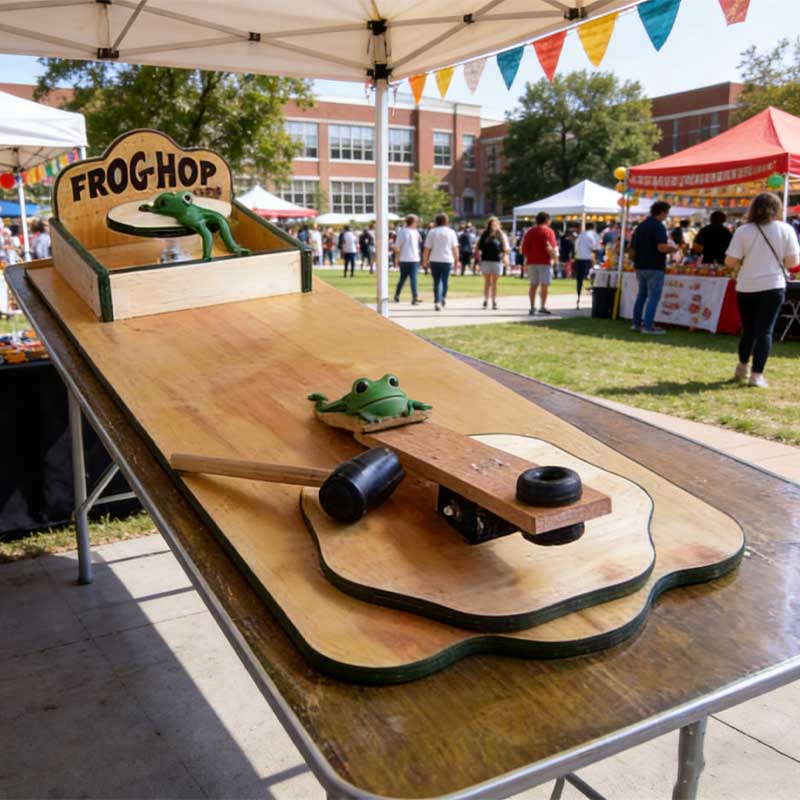 Frog Jump Tabletop Carnival Game—SQ Arcade