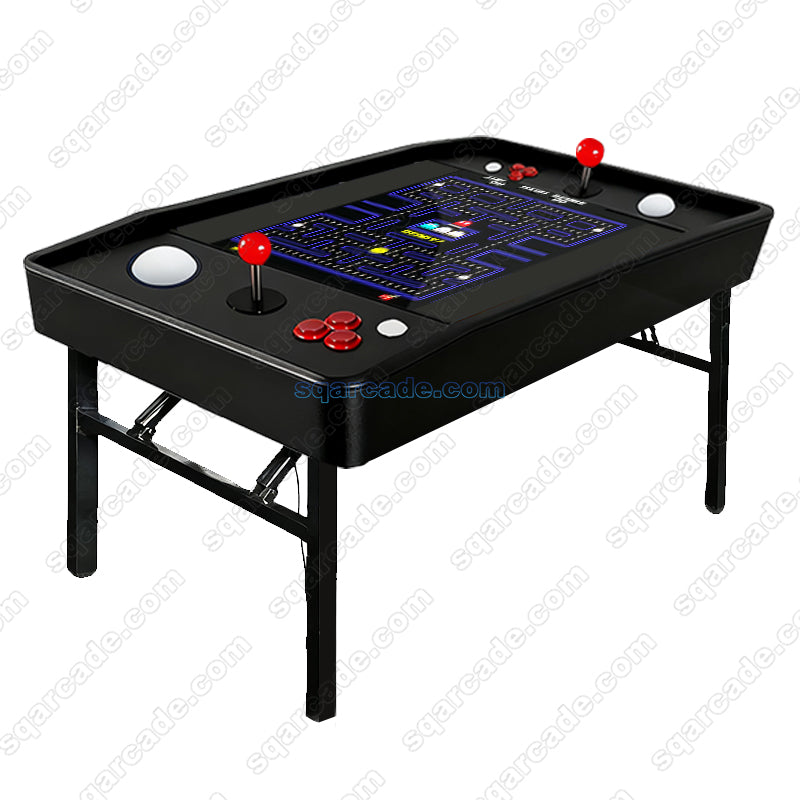 60-in-1 Foldable Cocktail Table Arcade Machine-Black and red theme