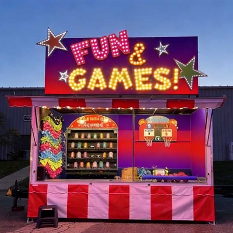 Doll Toss Booth Carnival Game — SQ Arcade