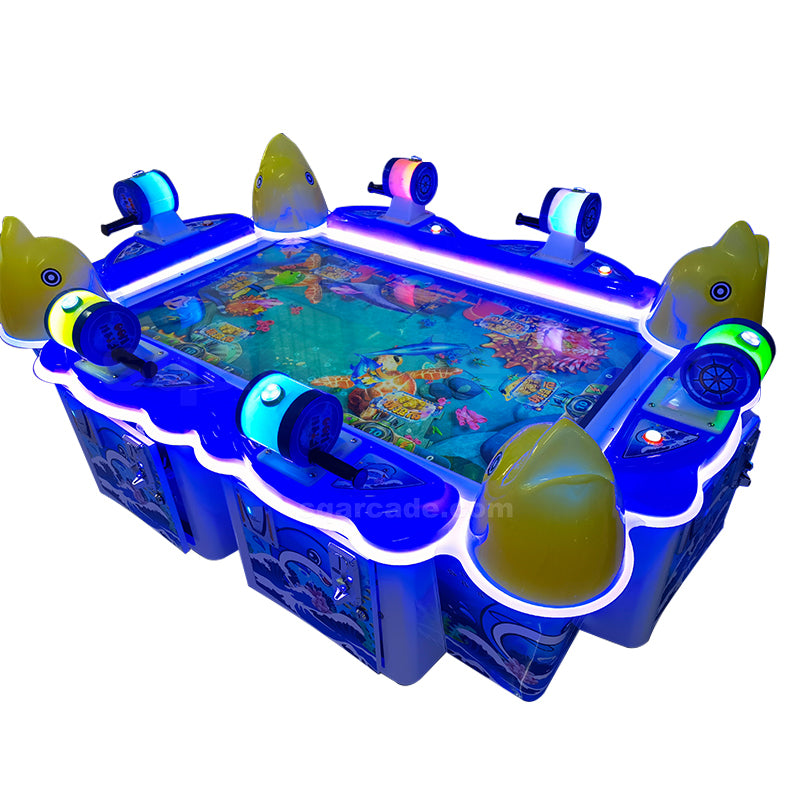 6 Player Kids Fishing Game Machine