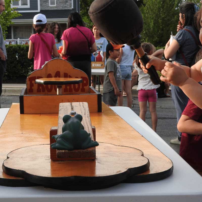 Frog Jump Tabletop Carnival Game—SQ Arcade
