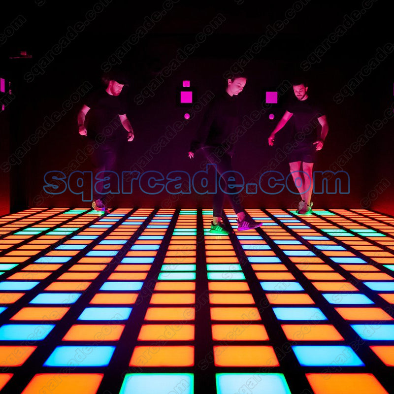 Interactive LED Jumping Grid – SQ Arcade