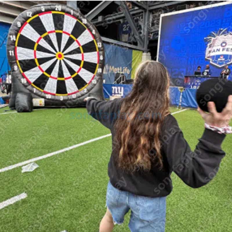 ⚽ Football Darts Inflatable Castle